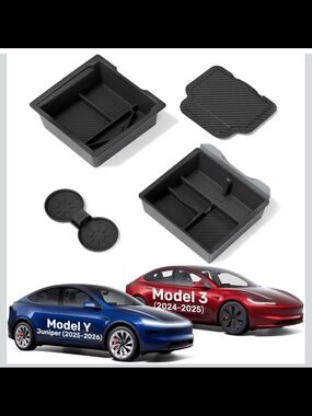 Tesla New Model Y Juniper, Model 3 Center Console Organizer